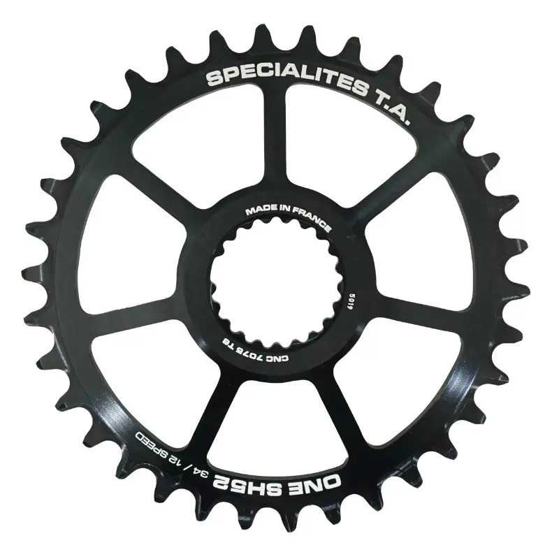 Plateau VTT direct mount pour shimano XTR M9100 - XT M8100 - SLX M7100 ta one SH52 34DTS comp M900 10-11-12V. narrow wide noir