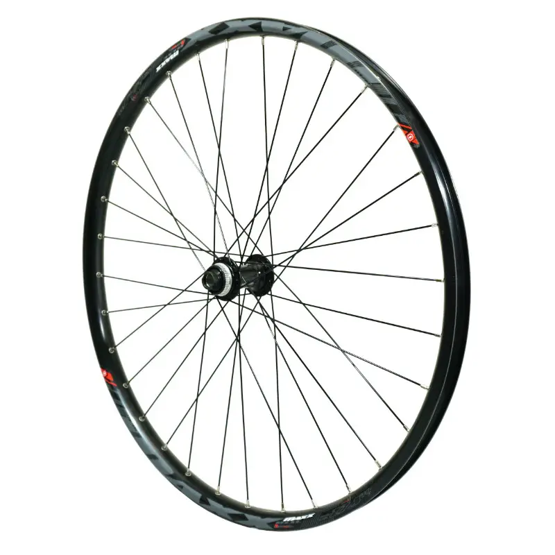 MTB Laufrad Velox Scheibe 27,5" Maxx 25 Freeride tubeless ready Centerlock Vorderrad schwarz Shimano TC500 Steckachse 15-100