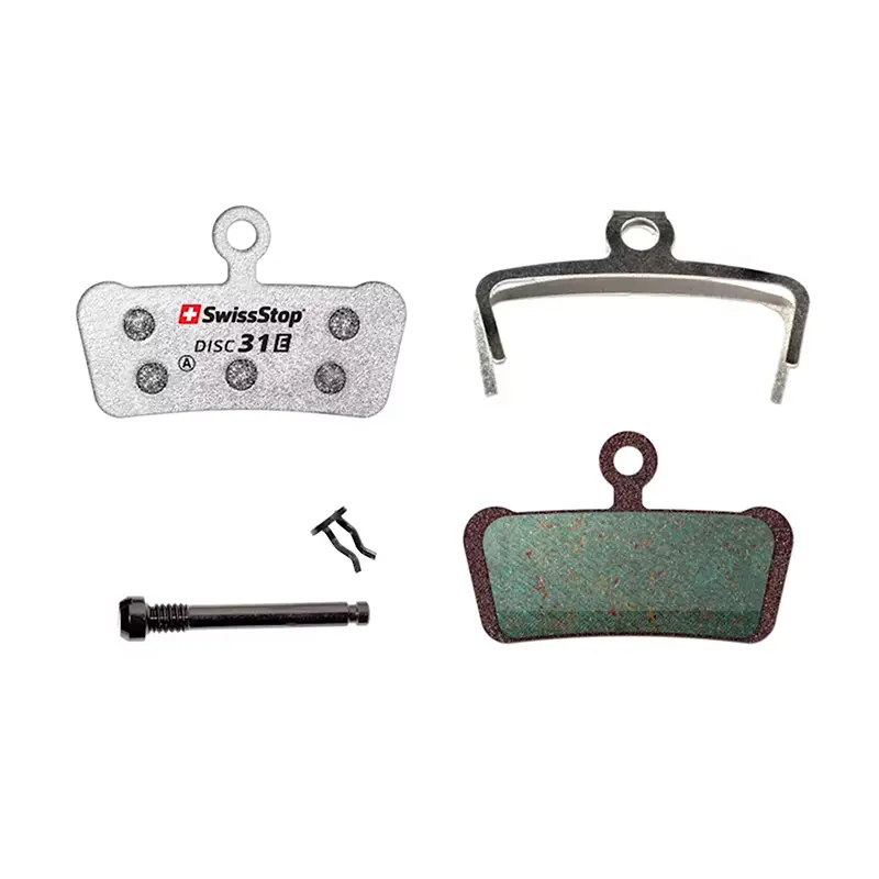 Plaquettes de frein VTT Swissstop Organic Disc 31E - Compatible Avid XO Trail, Elixir 9, Elixir 7 Trail, SRAM G2 Ultimate, RSC, Guide Ultimate, RSC, RS, R, T et VAE