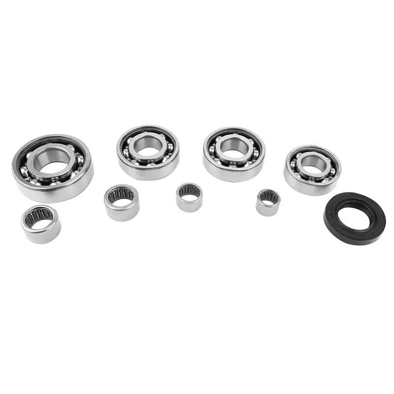 トランスミッションベアリング + ニードルケージ 50 トランスミッション P2R SKF 適合品 ミナレリ 50 AM6、ベータ 50 RR、リエフ 50 MRT、シェルコ 50 SE-R、MBK 50 X-Power、プジョー 50 XPS
