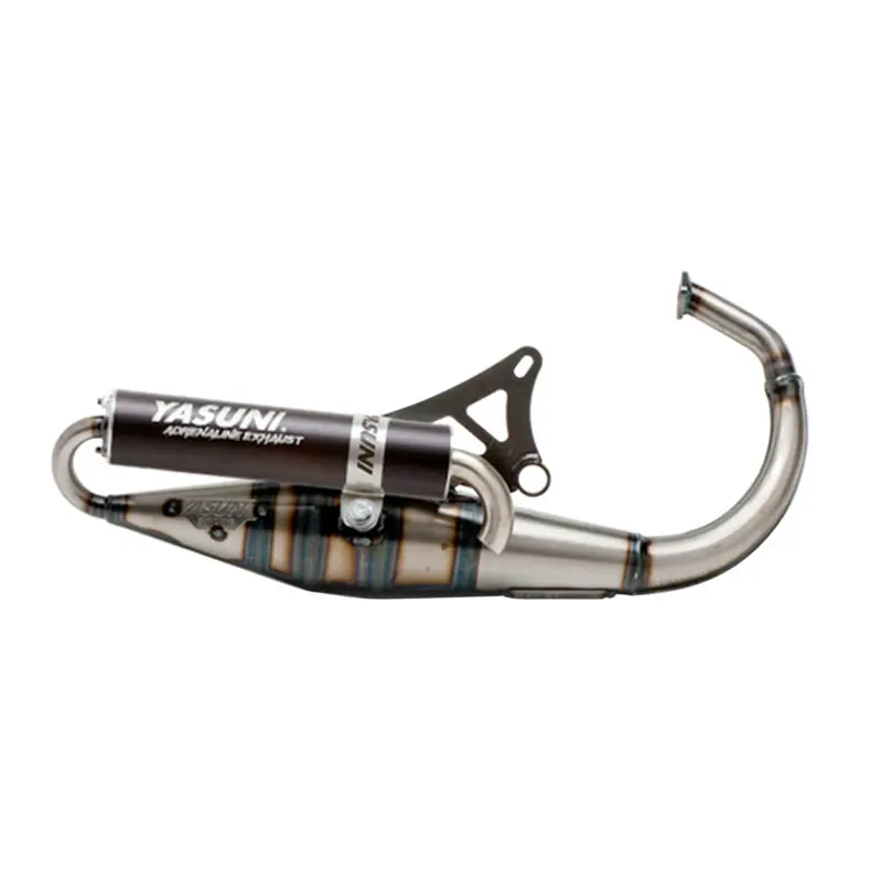 Yasuni R lackierter Schalldämpfer für MBK 50 Nitro, Ovett-Yamaha 50 Aerox, Neo's-Malaguti 50 F12-Aprilia 50 SR (schwarzer Schalldämpfer) -TUB902B