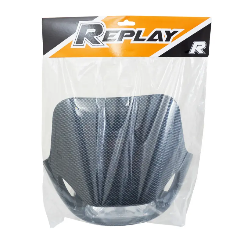 Universal 50 cc fork headlight mount box Replay carbon — view 5
