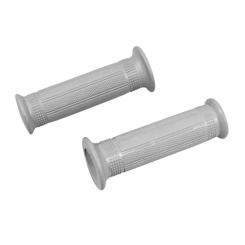Revêtement de poignée adaptable cyclo gris lisse (L 115 MM) (diam 22-24 MM) (paire) Sélection P2R