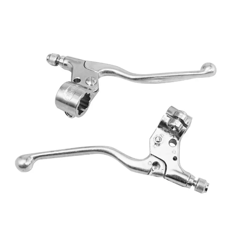 Levier-poignée de frein cyclo aluminium long M90 poli (paire) Sélection P2R