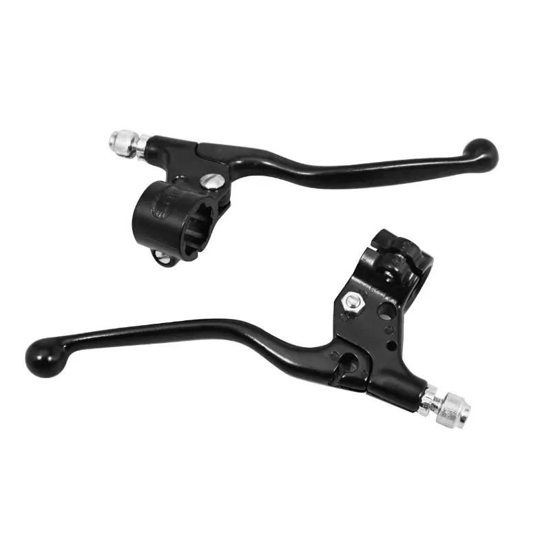 Levier-poignée de frein cyclo alu long M90 noir (paire) Sélection P2R