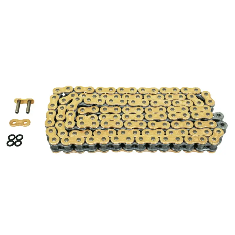 Motorradkette AFAM 525 112 Glieder XS-Ring super verstärkt gold (A525XSR2-G 112L)
