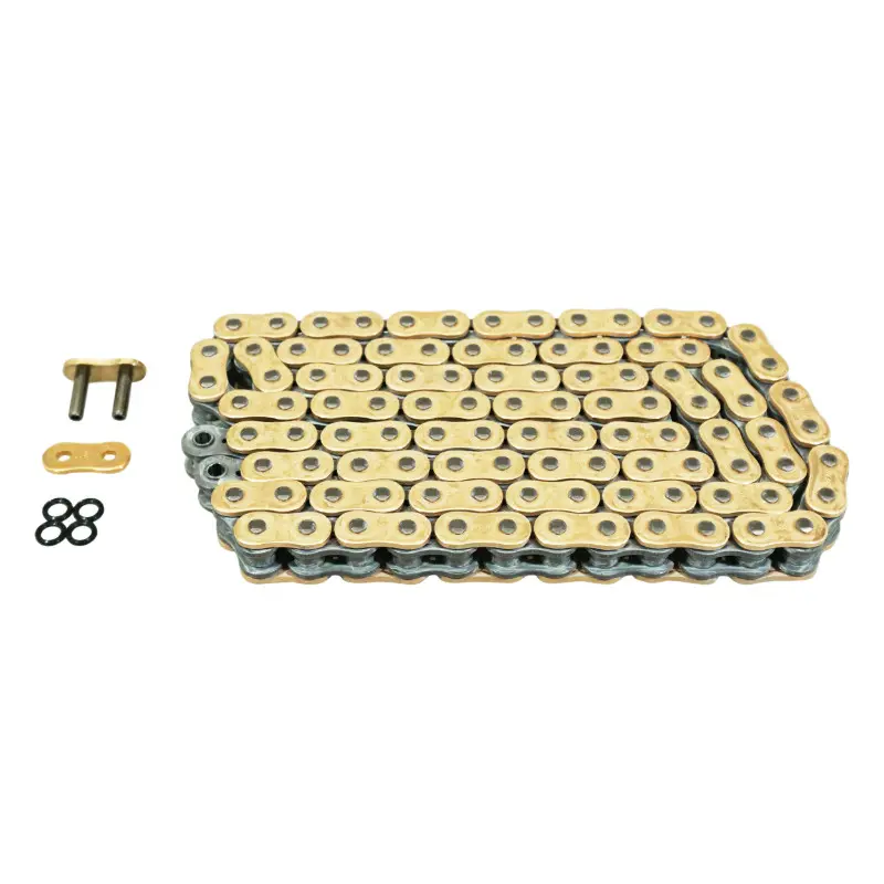 Motorradkette AFAM 525 116 Glieder XS-Ring hyperverstärkt gold A525XHR3-G 116L