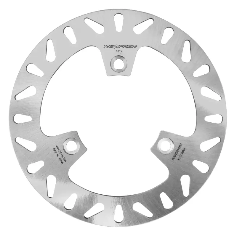 Adaptálható féklemez Honda 600 CBR f 1987+1990 hátsó, 400 VFR r 1985+1986 hátsó, 400 CBR r 1986+ hátsó (külső 220MM - belső 105MM - 4 lyuk) (DF5217A) -Newfren