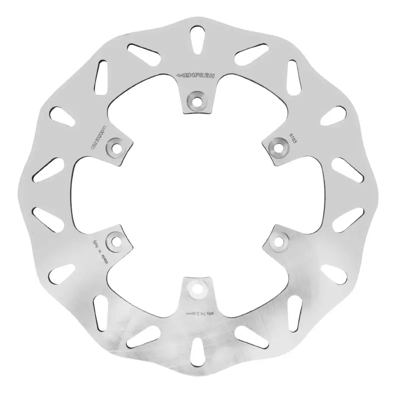 Bremscheibe passend Beta 350 RR Enduro 2013+2017 Hi, 250 RR 2013+ Hi, 690 LC4 Enduro 2008+2014 Hi, 990 LC8 Adventure 2006+2012 Hi (Außendurchmesser 240MM - Innendurchmesser 110MM - 6 Löcher) (DF5103A) -Newfren