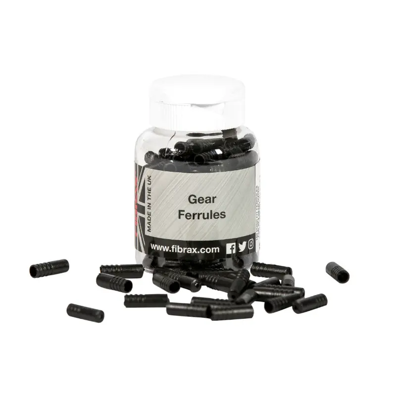 طرف غمد فرامل 5 مم طول 10 مم بلاستيك Fibrax (علبة 150 قطعة)