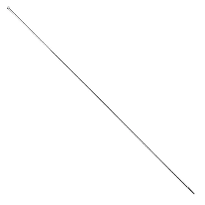 Rayon inox argenté tête droite DT Swiss Competition 2-1.8-2 mm longueur 286 mm (unité)