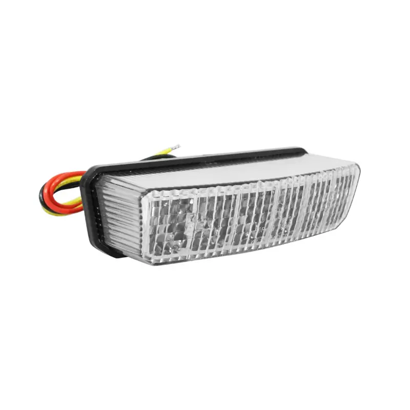 Feu arrière 50 à boîte adaptable Beta 50 RR 2018+/Derbi 50 GPR 2010+/125 GPR 2011+ transparent homologué CE