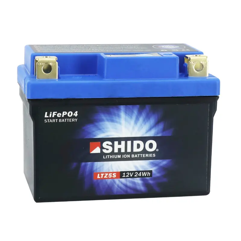 Batterie 12V 2 Ah LTZ5S Shido Lithium-Ion einsatzbereit (L113xB69xH85) ersetzt YTZ5S
