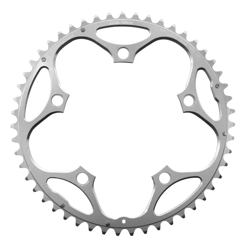 Kettenblatt Straße 5BRA Ø130 Stronglight 51DTS außen silber Alu 7075 Typ Shimano 9-10fach.