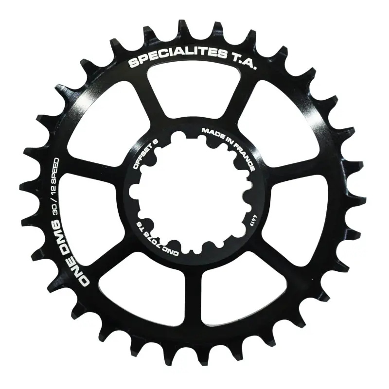 Plateau VTT direct mount pour sram GX - XX1 - X01 ta DM6 30DTS 11-12V. narrow wide noir (standard deport 6MM)