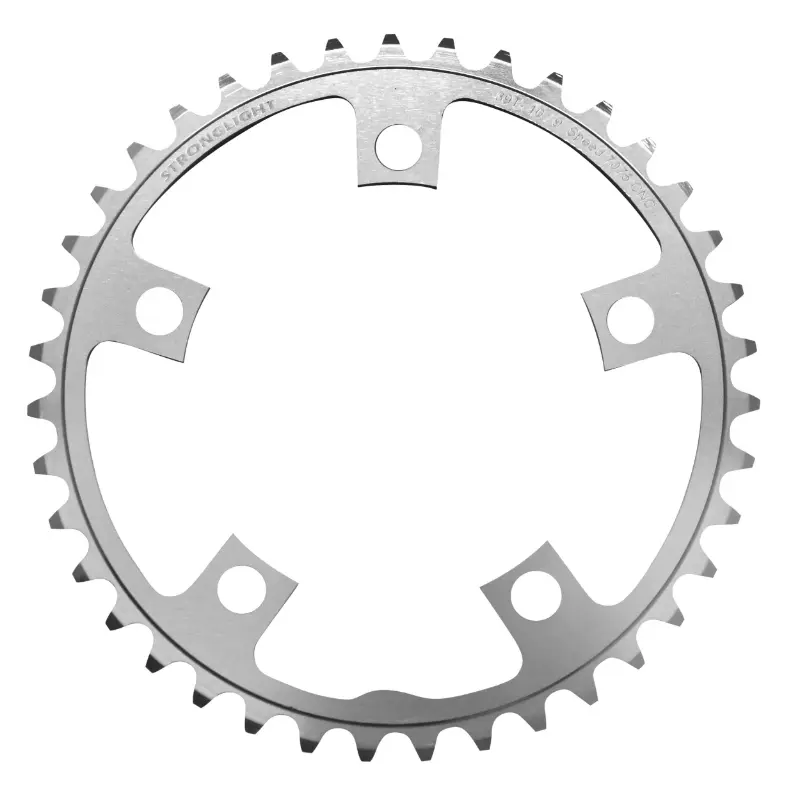 로드 체인링 5BRA d.110 Stronglight 39DTS 내부 실버 알루미늄 7075 타입 shimano 9-10V.