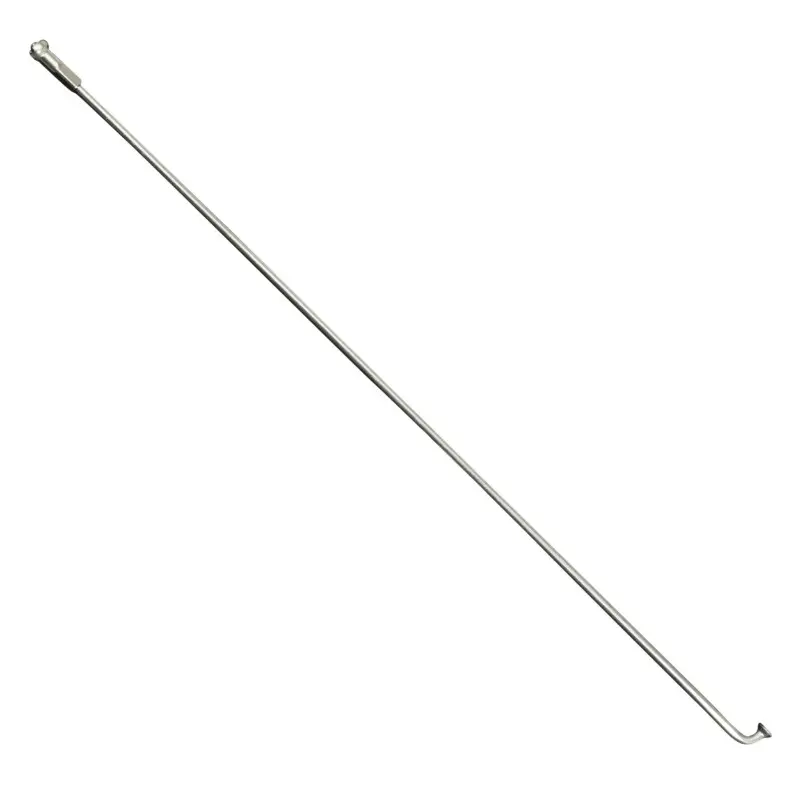 Speiche Leader Fox Edelstahl silber gebogener Kopf Länge 233 Durchm. 2,3 mm
