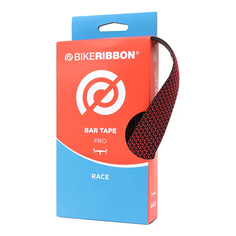 Ruban de guidon Bikeribbon rouge-noir