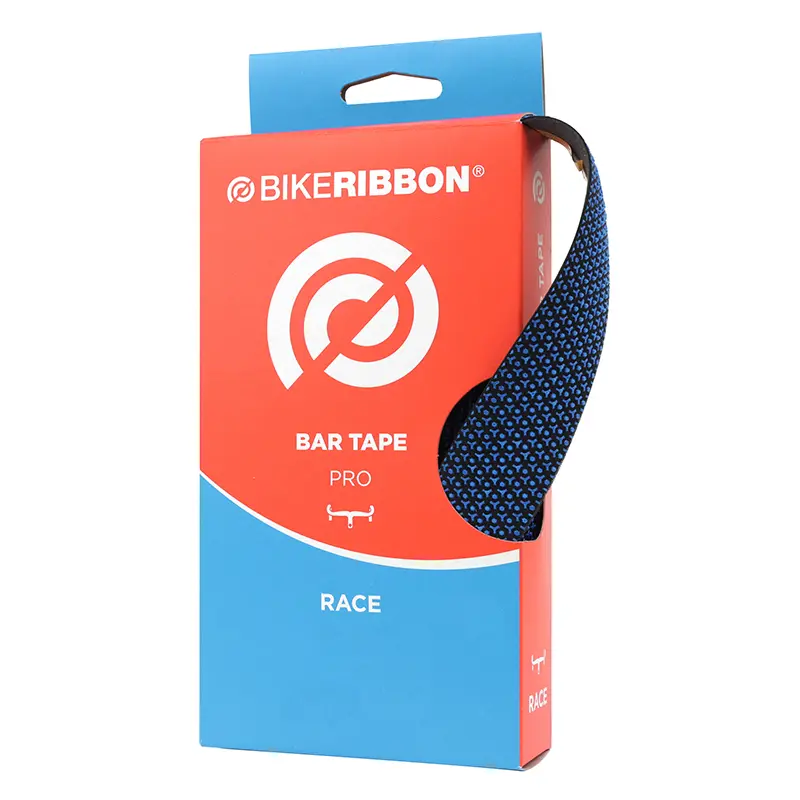 Bikeribbon ハンドルグリップテープ ブルー-ブラック — 車両アクセサリー