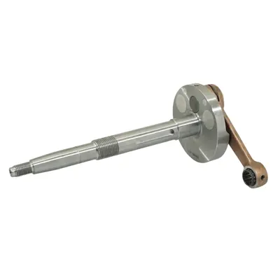 Kurbelwelle für Moped Wettbewerb Typ Becker passend Solex - Sélection P2R (Lagerdurchmesser 20 mm - Zündkonus 15 mm für MBK-Zündung)