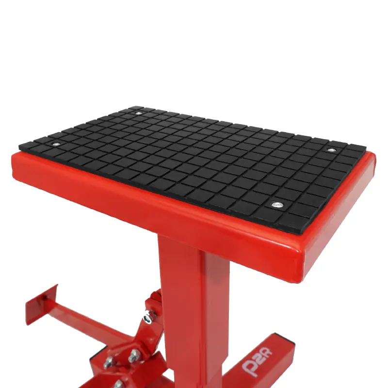Motorrad-Hebebühne Cross P2R Stand mit Pedal Stahl rot (Mindesthöhe 320 mm - Maximalhöhe 400 mm) — Ansicht 6