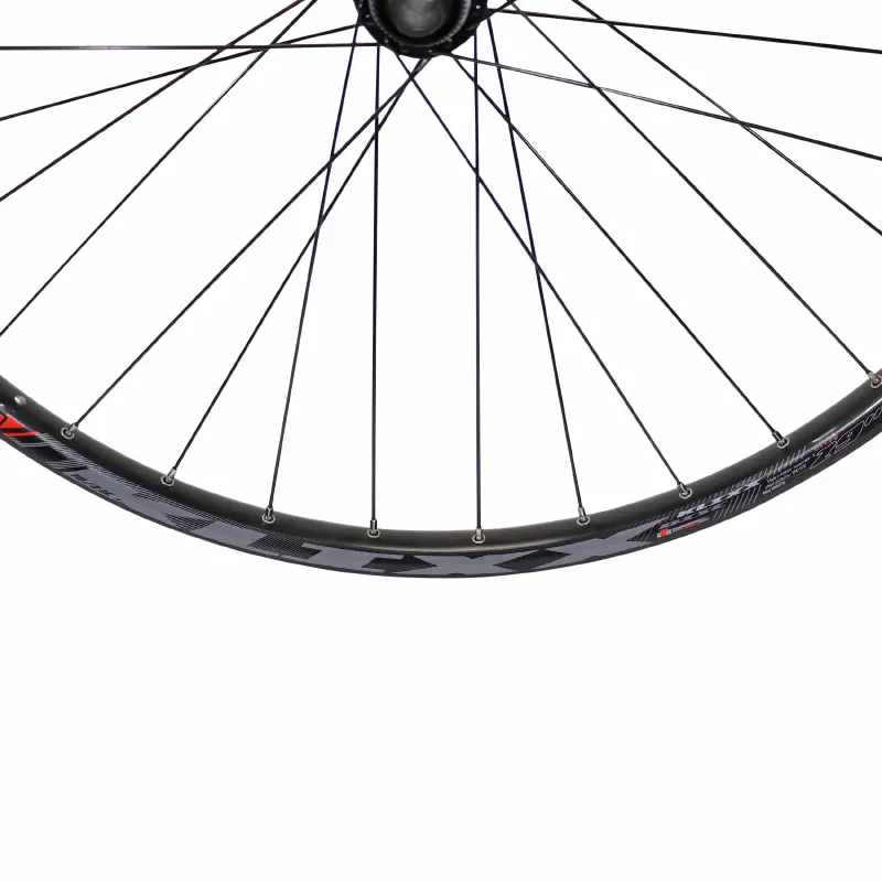 Vorderrad 29" Velox Klixx Boost Tubeless Ready Centerlock Shimano TC500 Steckachse 15-110 mm Felge 23C 32 Speichen — Ansicht 4