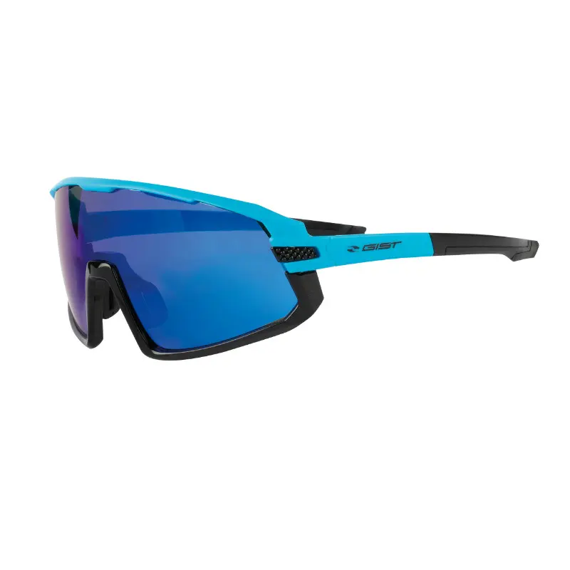 Lunettes vélo adulte GIST Next monture bleu 3 verres interchangeables protection UV