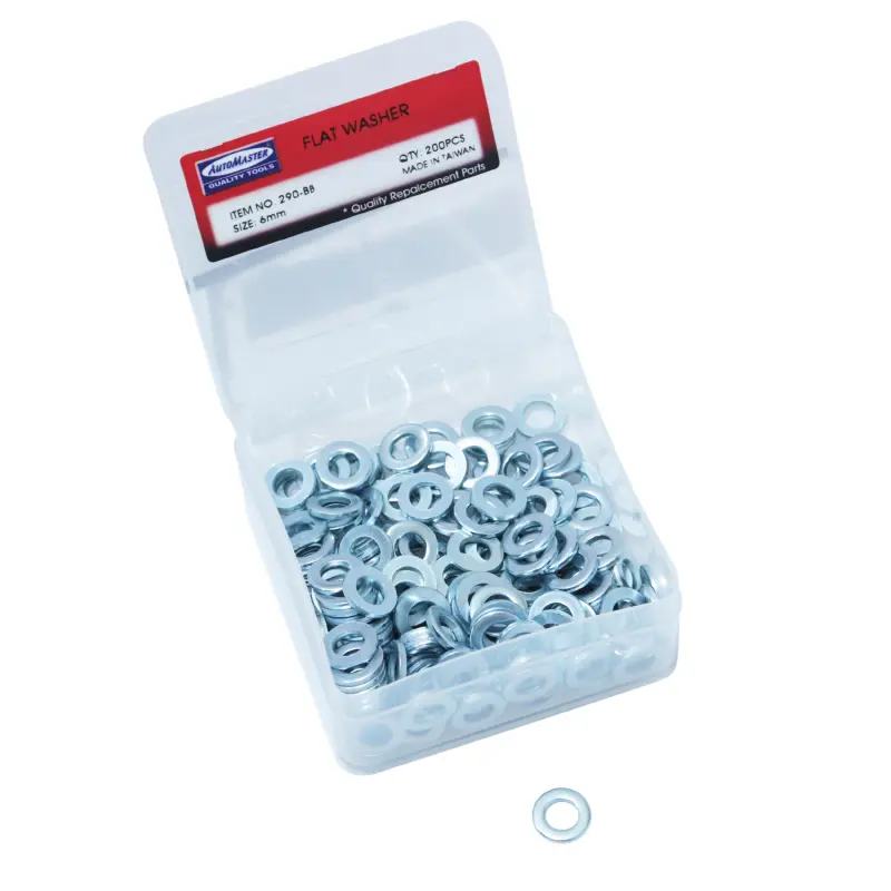 Unterlegscheibe Flachstahl Durchmesser 6x12 mm Packung mit 200 Stück P2R
