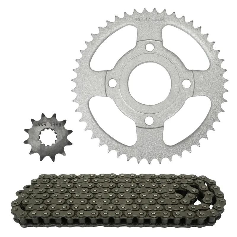 Kit chaîne adaptable MBK 50 X-Power 1996-2004 428 47x12 Top Performances
