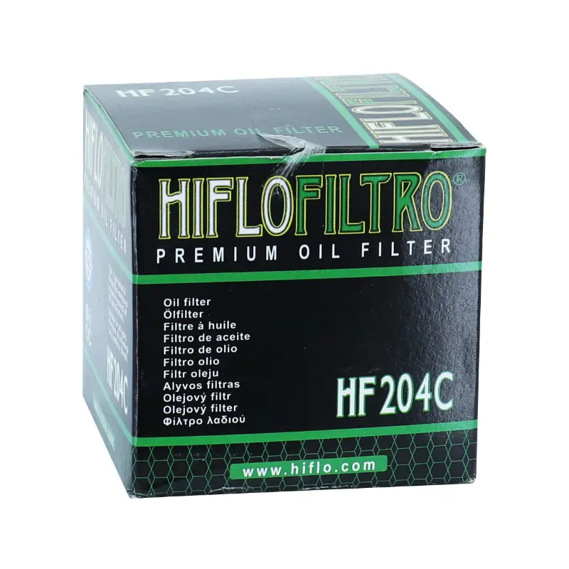 হিফ্লোফিল্ট্রো HF204C অয়েল ফিল্টার অভিযোজিত ইয়ামাহা Tmax 530 / MT-07 700 / হোন্ডা CB 900 হর্নেট / ইন্টেগ্রা 700 / X-ADV 750 / কাওয়াসাকি Z 750 / ট্রায়াম্ফ টাইগার 1050 — 4তম ভিউ