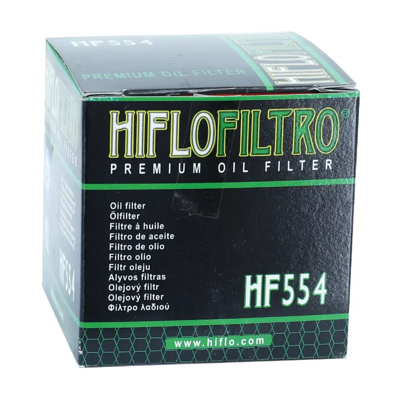 হিফ্লোফিল্ট্রো HF554 তেল ফিল্টার MV আগুস্তা 910 ব্রুটালে R এবং S 2005-2008 — 4তম ভিউ