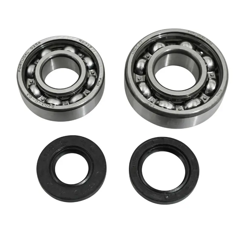 Roulement d'embiellage + joint cyclo P2R adaptable peugeot 103 (kit 6204 + 6203 fag acier C3-JOINT nitrile)