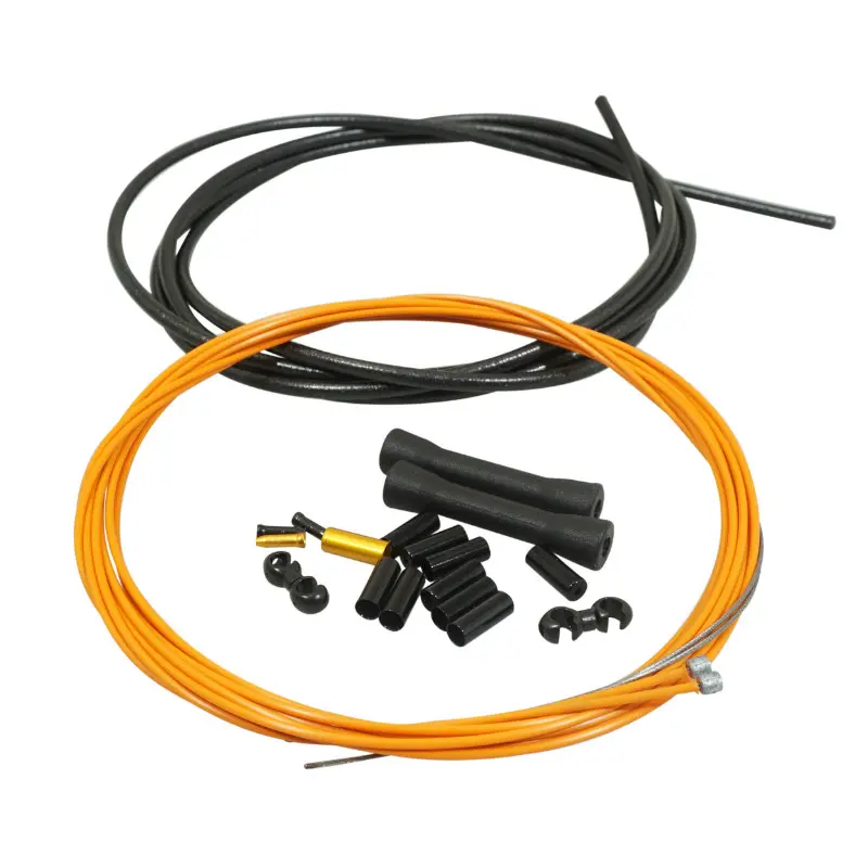 Transmission derailleur Transfil snake charmer lubrifie etanche (kit transmission 2CABLES-2 gaines)