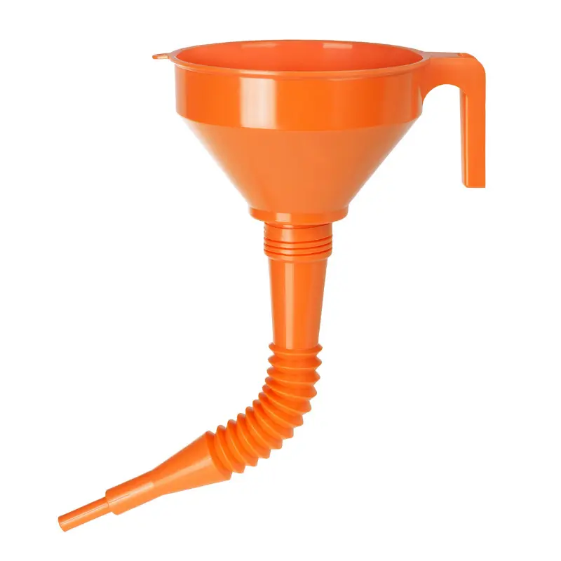 Pressol Trichter Polyethylen orange Durchmesser 160 mm mit flexiblem Auslauf — Ansicht 2