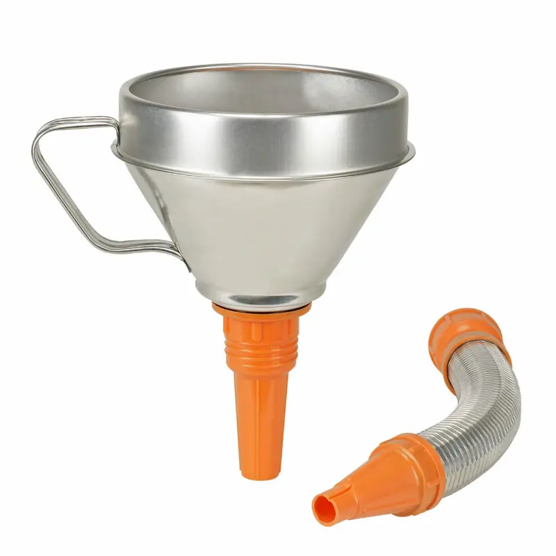 Entonnoir Pressol métal acier zingué diamètre 160 mm avec flexible
