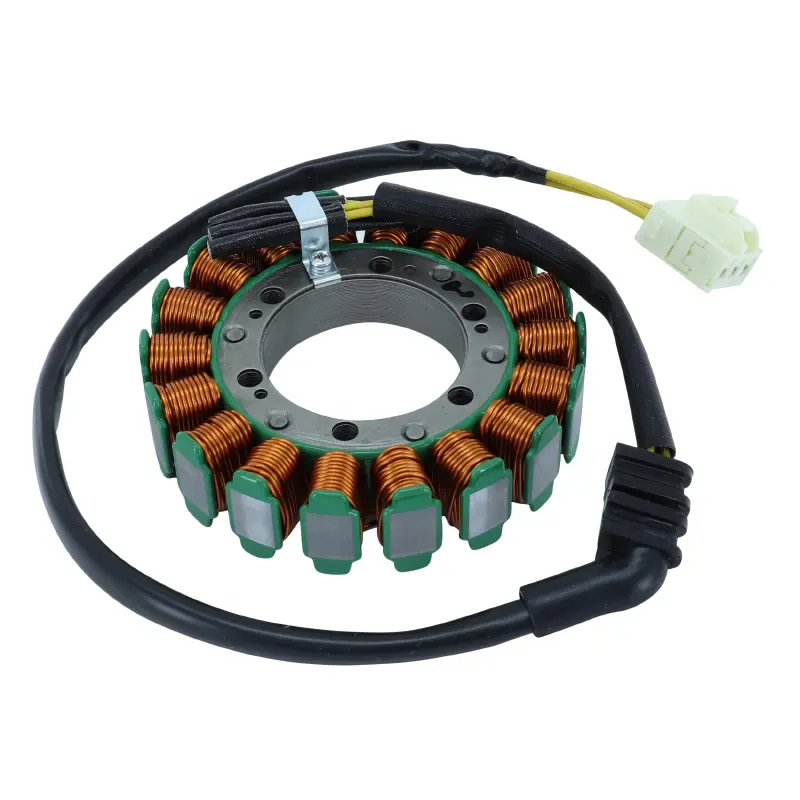 Stator allumage maxiscooter adaptable moteur piaggio-aprilia 850 na mana 2008+2014, SRV ABS 2012+2018-gilera 800 GP 2008+2014 4T v twin injection LC (18 pôles - triphase 450W) (r.o 58145R) -Sgr