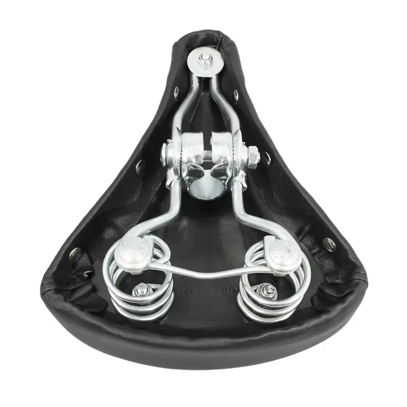 سیلکسیو ایڈجسٹیبل سولیکس سیڈل سیاہ کروم سپرنگز کے ساتھ سلیکشن P2R — 3 ویو