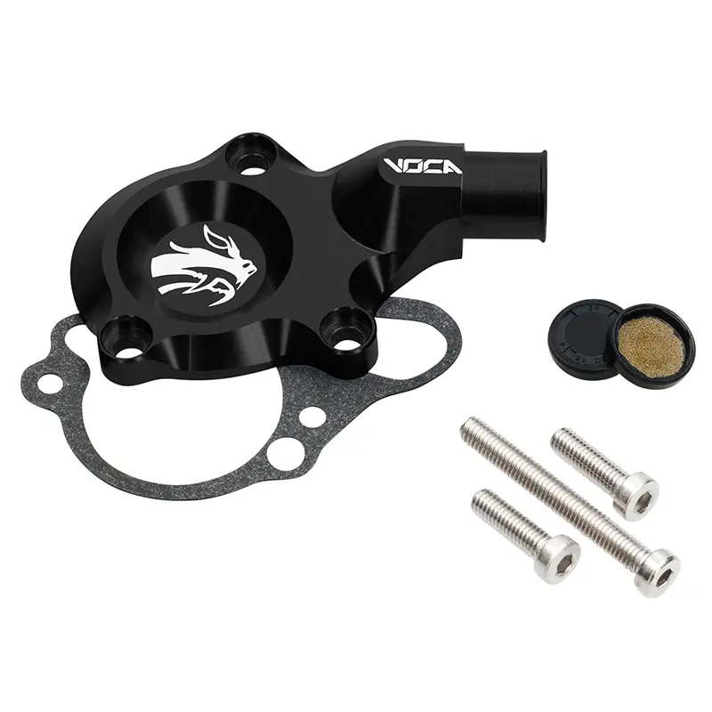 Waterpompbehuizing-deksel Voca Racing Minarelli 50 AM6 zwart