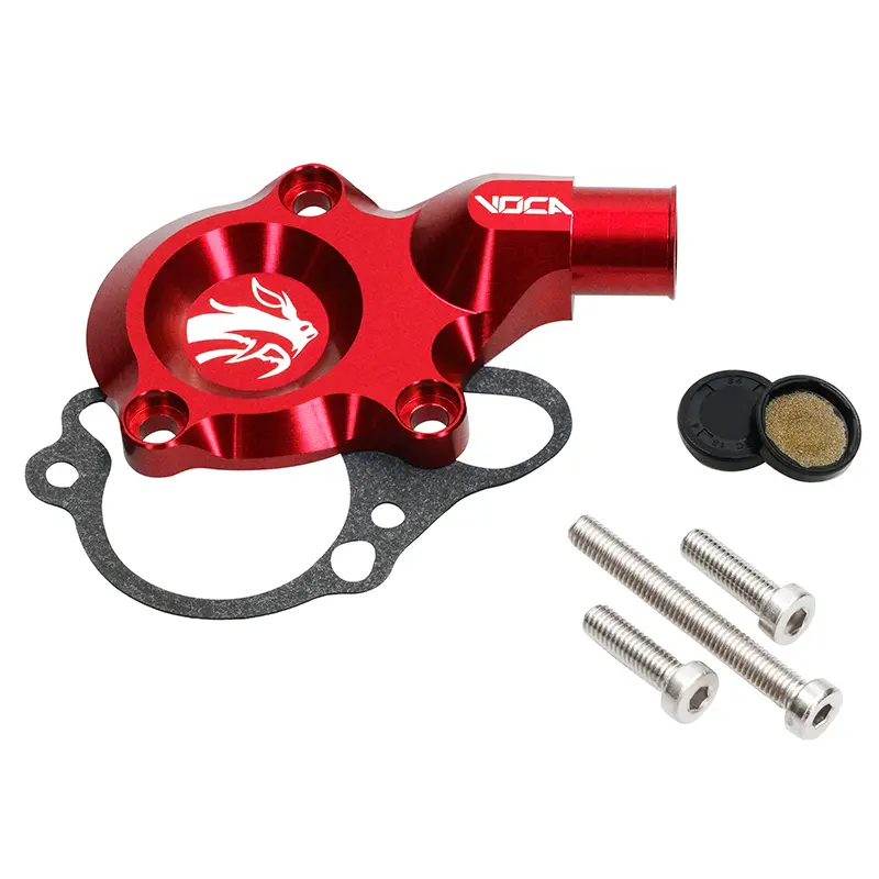 Carter-deksel waterpomp huis 50 Voca Racing voor Minarelli 50 AM6 rood