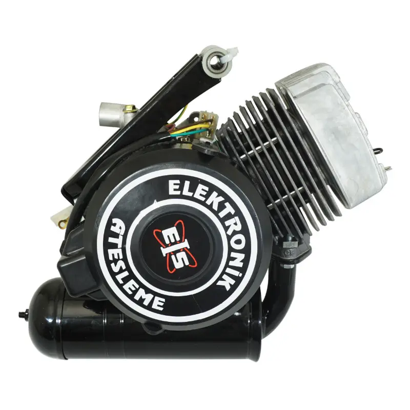 Moteur cyclo adaptable Peugeot 103 Vogue type origine avec échappement et cache allumage