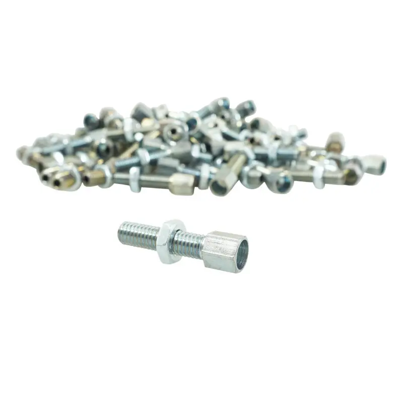 ALGI ケーブルテンショナー 中空ボルト サイクル用 M6 長さ 24 mm 内径 6.8 mm 穴径 3