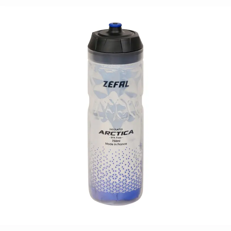 Bidon isotherme Zefal Arctica 75 bleu-argent 750 ml