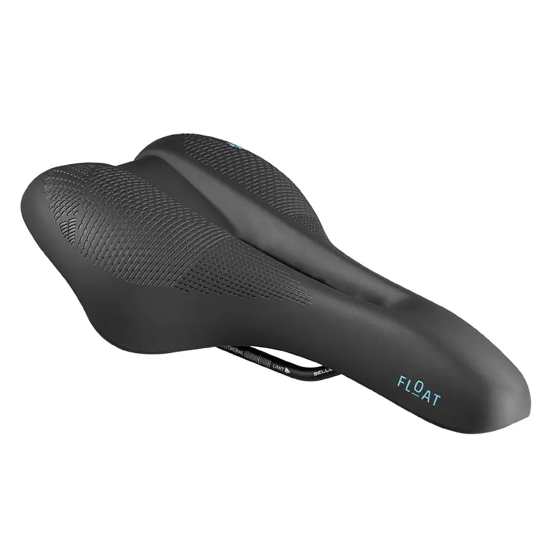 Selle Royal Float Sport avec trou central à mémoire de forme Athletic noir 267x161mm 382g