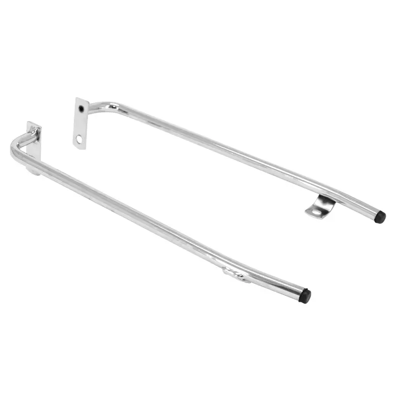 Tringles de repose-pieds adaptable Peugeot 103 SP chrome (2e version) - Sélection P2R