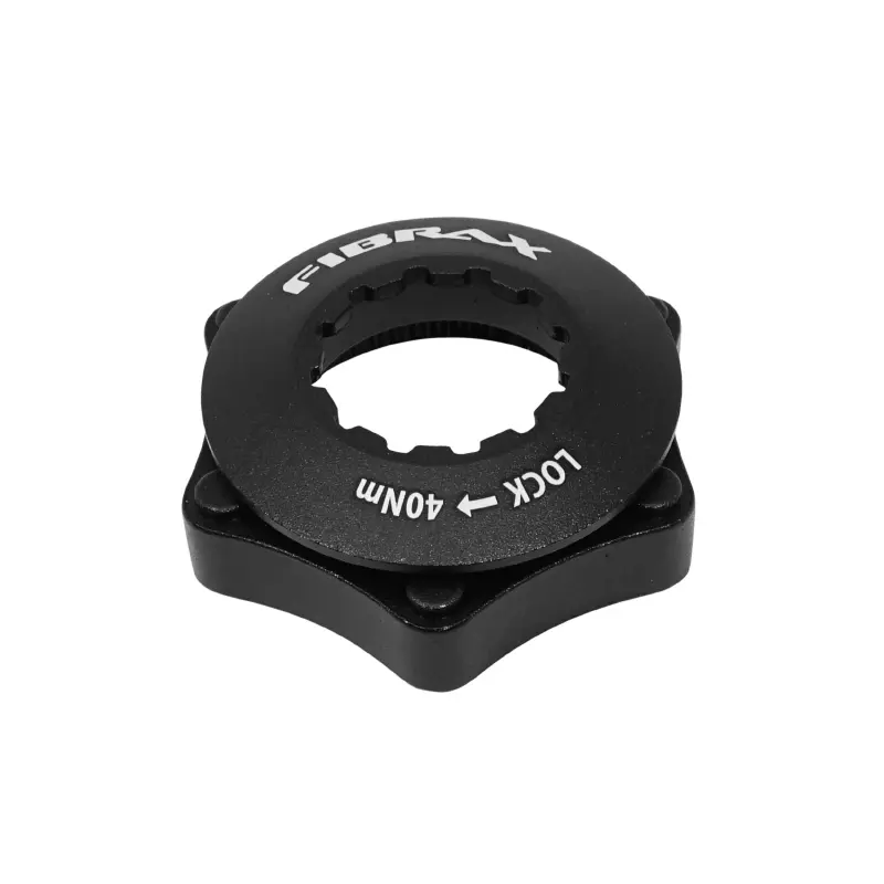 Scheibenbremsscheiben-Adapter Fibrax Centerlock auf 6-Loch