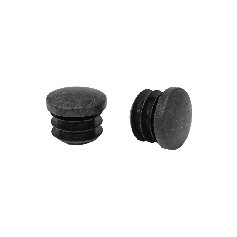 Bouchons embout de cintre noir FIBRAX (paire)
