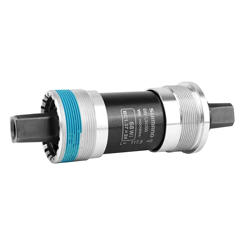 Tretlagergarnitur Shimano Vierkant UN300 117 mm englische Gewinde BSC 1,37x24