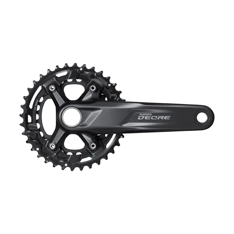 산악자전거 크랭크 Shimano Deore M5100 11단 검정 170 mm 36-26 Boost 일체형