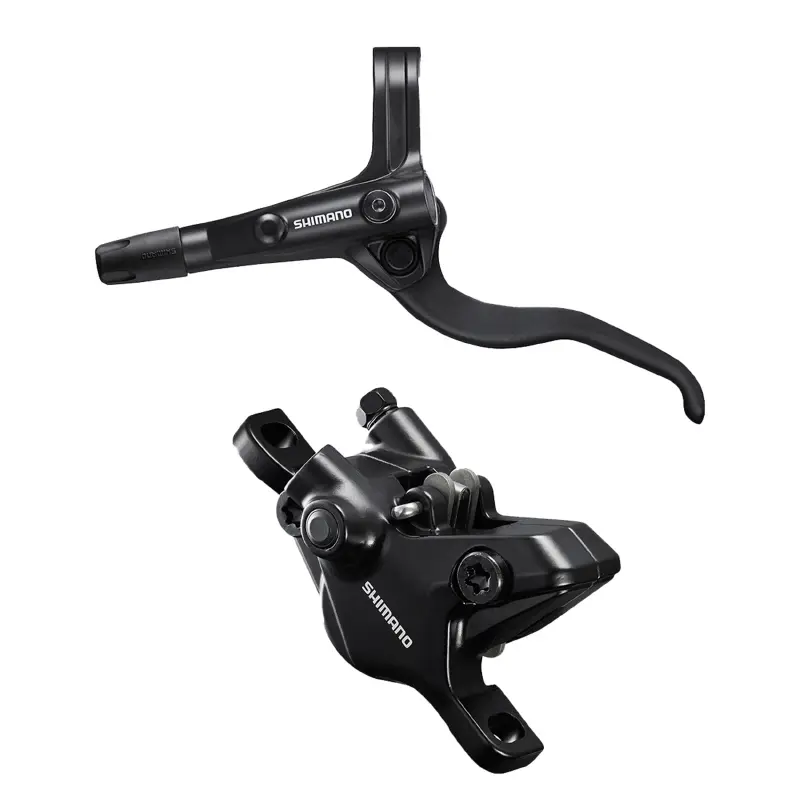 Frein a disque VTT hydraulique Shimano MT401 avant noir durite 1000MM ajustable systeme double piston (sans disque) (kit)