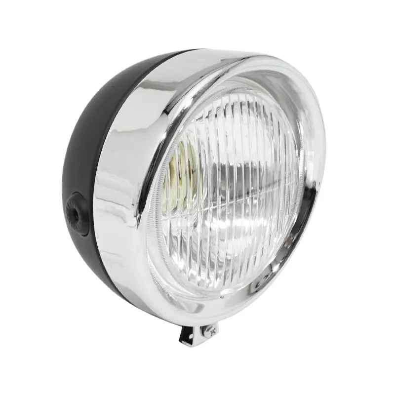 سیلکشن P2R پجو 103 - MBK 51 راؤنڈ 130 ملی میٹر قطر سیاہ بلب BA15S سائیکلو ایڈاپٹیبل ہیڈ لائٹ